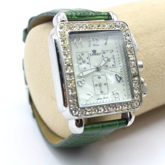 Cannes | Accessories | Vintage Cannes Analog Wristwatch Silver Tone ...